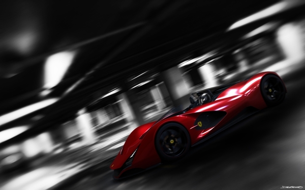 The Ferrari Aliante in action
