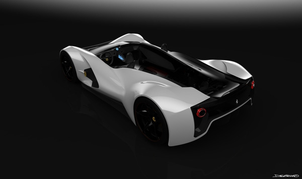 The Ferrari Aliante - in White