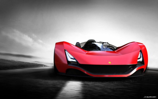 Ferrari Aliante Concept Design (Scarlet/Red)