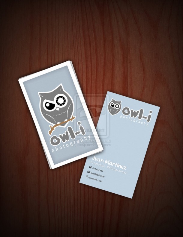 Owl cards (design by desigg.com)