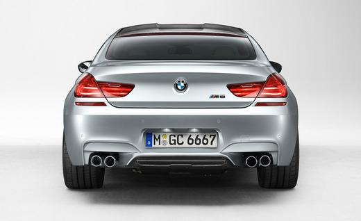 Rear view of the M6 Gran Coupe.