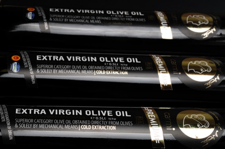A closer look at the label - Carmi Olive Oil