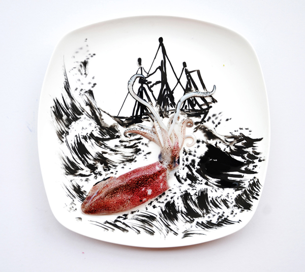 Hong Yi's "Creativity with Food Series" - A Take on Squid