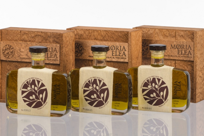 Premium range of Olive Oil from Olive Vision - Moria Elea Olive Oil Packaging