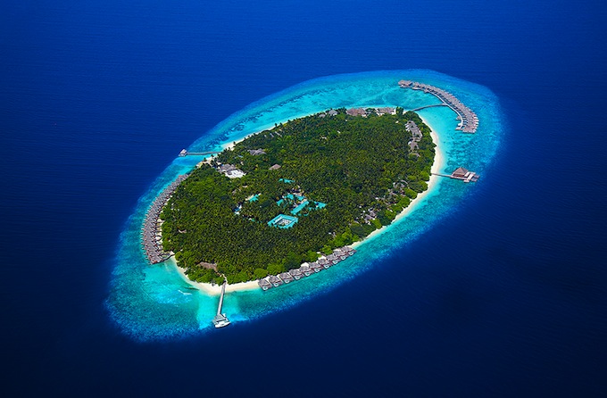 Dusit Thani Maldives... from above