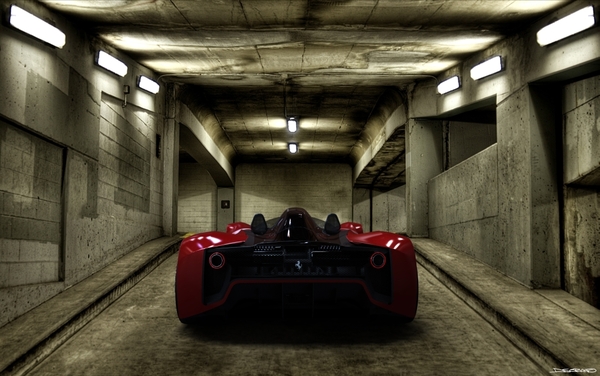 The Ferrari Aliante - From The Back