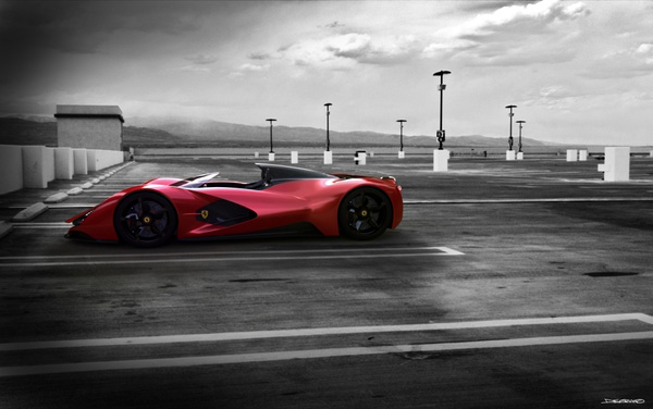 The Ferrari Aliante - From The Side