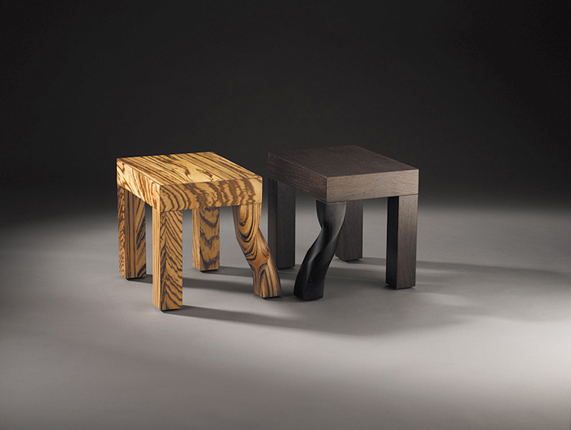 Intertwined Stools by Kan and Lau Design