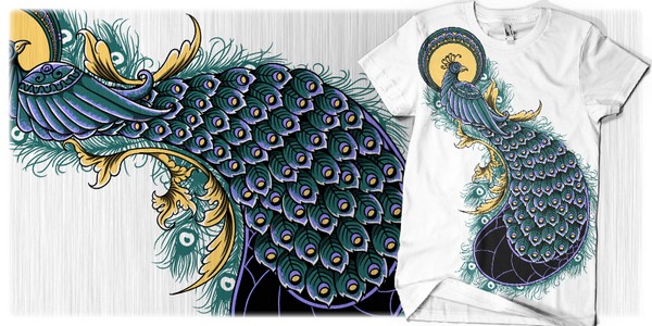 Peacock; design by agungrocks13