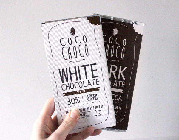 White and Dark Chocolate